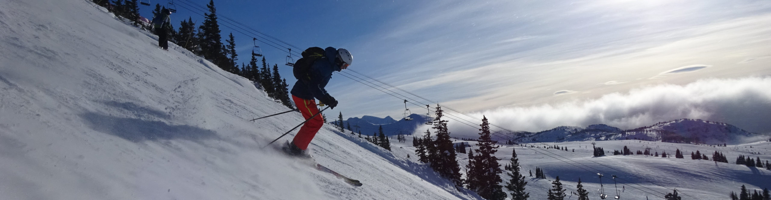 KANADA – Rocky Mountains – Banff – Lake Louise – Sunshine Village – Panorama – 7 Skitage 
